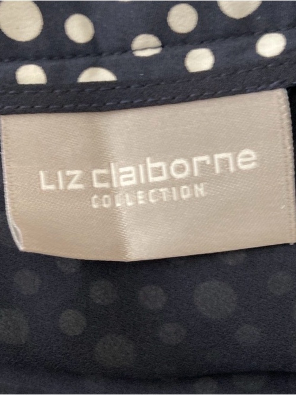 Liz Claiborne Polka Dot Maxi Skirt in Black and White, Women’s Size 10 - Picture 8 of 9